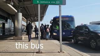 AirTrain x city bus: JFK Lefferts Boulevard to airport terminals