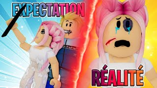 ATTENTE VS RÉALITÉ d'un couple d'influenceur 😞 . . . 🏠 sur BROOKHAVEN 🏡 RP ! Roblox film movie