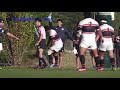 関西学院大学vs同志社大学　前半　関西大学ラグビージュニアリーグ戦