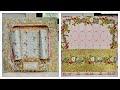 Anna Griffin Create Crop at Home 2 Heirloom Paisley  DIY Scrapbooking FOUR complete page layouts