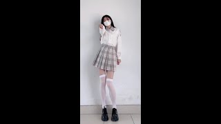 机车摇摆舞 #jk制服 Changing clothes challenge 性感美女卡點變裝#shorts