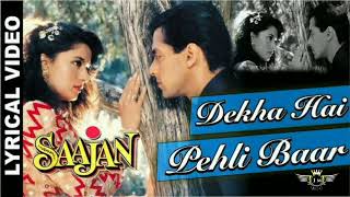 Dekha Hai Pehli Baar Full Song | Saajan | Salman Khan, Madhuri Dixit | JM MUSIC