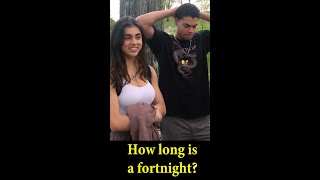 Trivia shorts (8) How long is a fortnight? (wow, lol, fun)