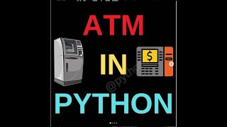 fun python projects for beginners | ATM using python | python programming [python]