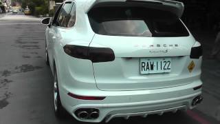 極緻排氣管  EXQUISITE PORSCHE 958  CAYENNE 當派+下觸媒直通+原廠可變尾桶2015 8