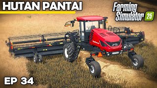 WE ARE SWATHING CANOLA! | Farming Simulator 25 - Hutan Pantai | Episode 34