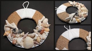 DIY seashell home decor. Easy seashell crafts.