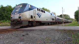 Amtrak P063 Maple Leaf At Pottery Rd In Warners, NY 9-16-17