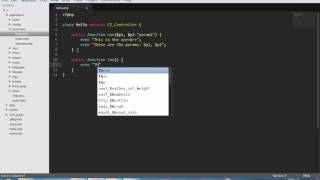 Codeigniter Tutorial for beginners - 4 - Creating Controller