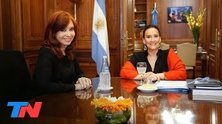 Traspaso: así fue la reunión entre Cristina Kirchner y Gabriela Michetti