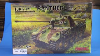 Meng Panther A Late w ATAK Zimmerit Post Build Review