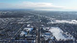 Drone flight on Feb. 26, 2025 in Toronto