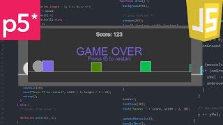 A Game A Day 2 - JavaScript T-Rex Game (Google offline game)!