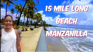 15 Mile Long Beach Coast, Manzanilla, Trinidad and Tobago.