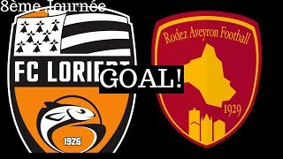 Lorient - Rodez AF [1-0] (Goal 46') by Yoane Wissa