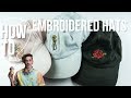 Diy Embroidered Hats