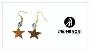 Orecchini fai da te: tutorial orecchini con i nostri charms a forma di stella ⭐✨