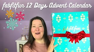 Fabfitfun 12 Days Advent Calendar - 2022 Christmas