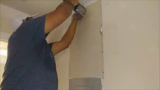 Install Drywall using 5 Minute Joint Compound - Tape, Float and Finish - Quick and Easy