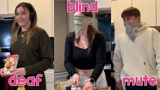 BAKING DEAF, BLIND, AND MUTE CHALLENGE