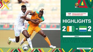 Côte d'Ivoire 🆚 Sierra Leone Highlights - #TotalEnergiesAFCON2021 - Group E