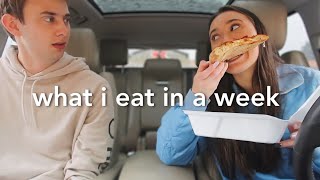 what i eat in a week *realistic edition*