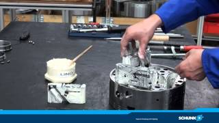 SCHUNK THW-plus: Maintenance of the lathe chuck (assembly)