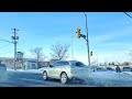 driving around london ontario minus 20°c 4°f beautiful winter day funny noises in my car