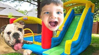 Caleb Gets a Surprise Toy from Mommy!  PRETEND PLAY STORY For Kids!