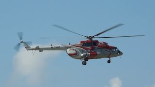 MIL Mi-8 AMT arrival at 100 Years Russian Air Force 2012 AirShow RA-25657