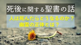 【字幕】死後に関する聖書の話「人は死んだらどうなる？幽霊の正体は？？」