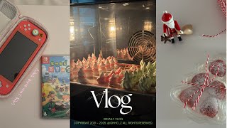 Vlog ࣪˖𖦹 닌텐도 스위치 라이트 언박싱 (with 동물의 숲) 🌳 홈베이킹 브이로그 • 2024 김장 • 샌드위치, 케이크 만들기 • 아이폰 8플러스 카메라