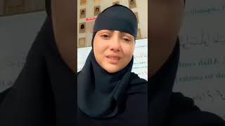 Sana khan at makkah emotional videos. Islamic and islahi tabligi bayan