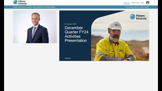 Pilbara Minerals December 2023 Quarterly Results Presentation