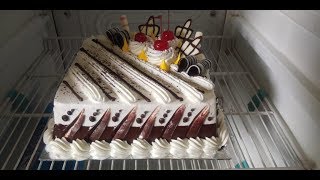 Kue ulang tahun modal minim hasil maksimal || decorating cake