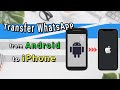 How to Transfer WhatsApp Chats from Android to iPhone