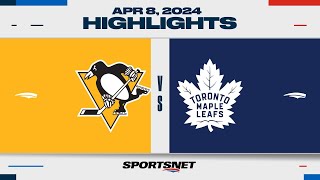 NHL Highlights | Maple Leafs vs. Penguins - April 8, 2024