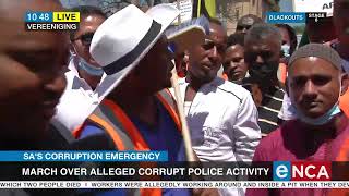 March over alleged corrupt police activity in Vereeniging