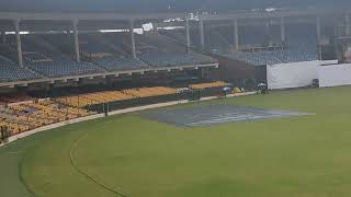 Live Update : Bangalore meh Bahot tez Baarish | M Chinnaswamy k andar dekhiye Ground ka haal IndvsNz