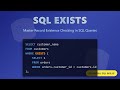 SQL EXISTS Explained: Check Record Existence Like a Pro! 🚀