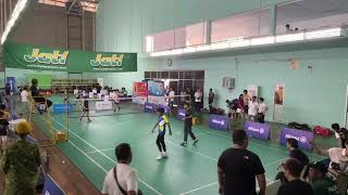 290624 Allianz Junior Badminton Championship MD U13 QF - Fong C/Yeoh Z H vs Raif Amir/Idris Ilmi