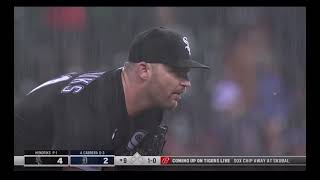 Liam Hendriks not happy with having to close in the rain