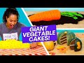 Eat your vegetable CAKES 🤣 GIANT Corn, Carrot and Squash Cakes| How to Cake It With Yolanda Gampp