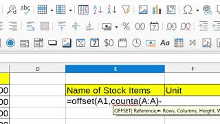 Offset formula with counta in Microsoft Excel@COMPUTEREXCELSOLUTION