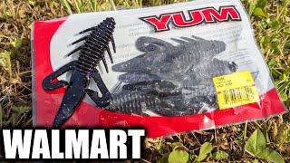 Discount Bass Fishing Lures From Walmart? Texas Rig Fishing for BASS!!