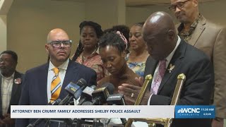 Attorney Ben Crump addresses Shelby police assault incident