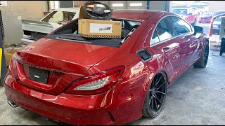 The Once Destroyed CLS63AMG Gets Reassembled!! And We Install Some Mods!! Sounds Insane!