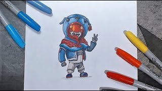 Dibujos de skins de fortnite a lapiz