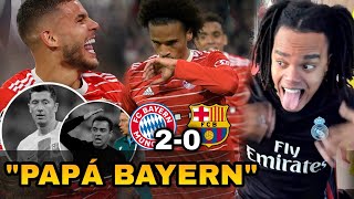 REACCIONANDO al Bayern Munich 2 Barcelona 0