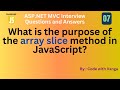 Understanding the splice() Method in JavaScript | Array Manipulation